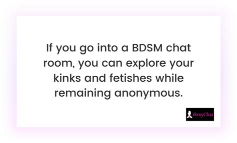 BDSM Sex Chat